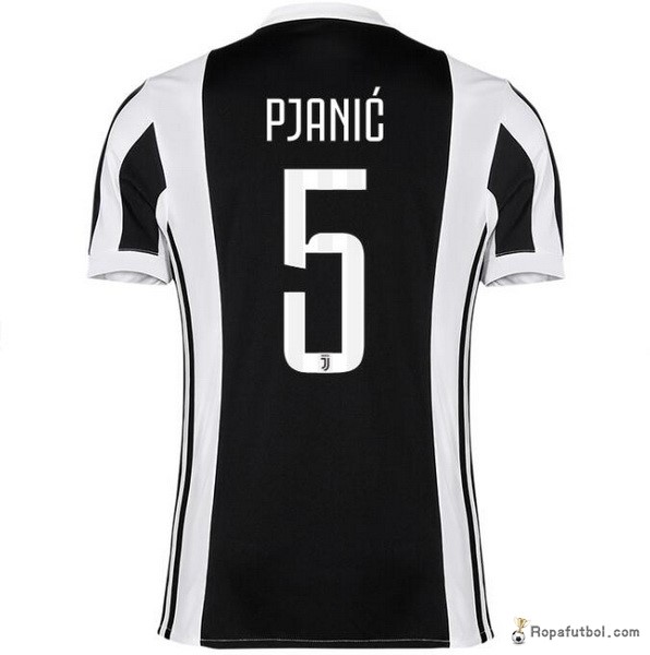 Camiseta Juventus Replica Primera Ropa Pjanic 2017/18 Negro